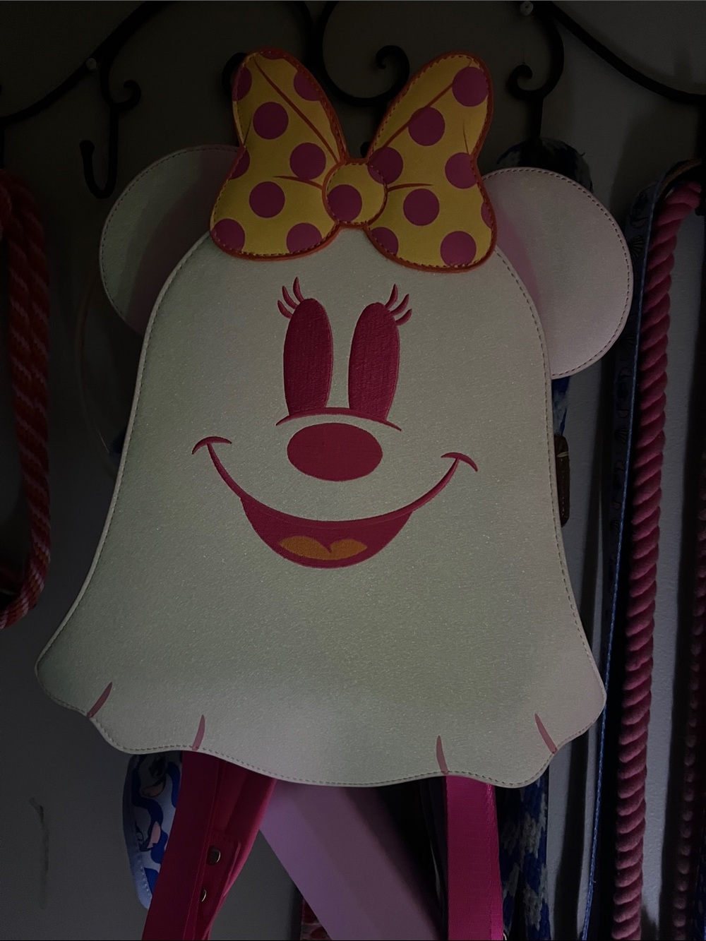 Loungefly x Disney glow in the dark backpack